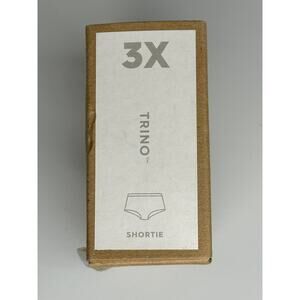 New Allbirds Trino Shortie Panty Nimbus Cream 3XL Rare Discontinued Merino Tree